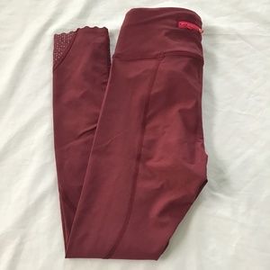 LuLuLemon size 6 Tight Stuff Tight leggings in Wine Berry Bon Bon